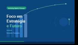 Gráfico de crescimento financeiro estratégia marketing digital