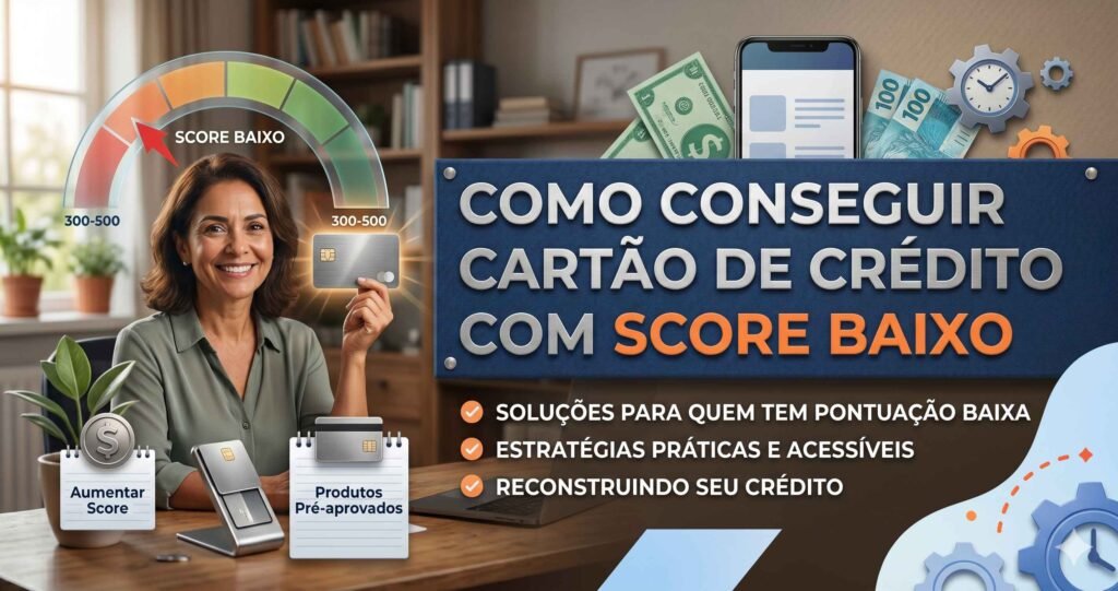 Como Conseguir Cartão de Crédito com Score Baixo