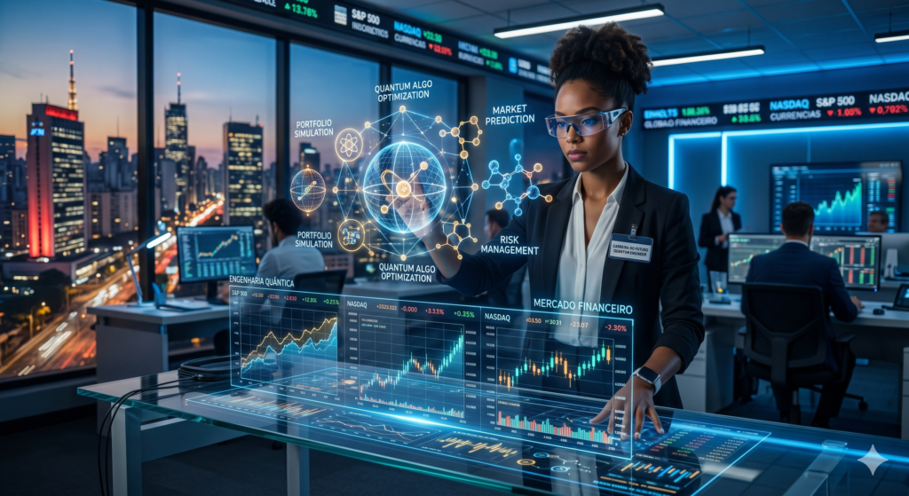 Engenharia Quântica · Mercado Financeiro · Carreira do Futuro · Tecnologia Avançada Engenheiro Quântico: a Profissão que Vai Redefinir o Século XXI e Transformar o Mercado Financeiro