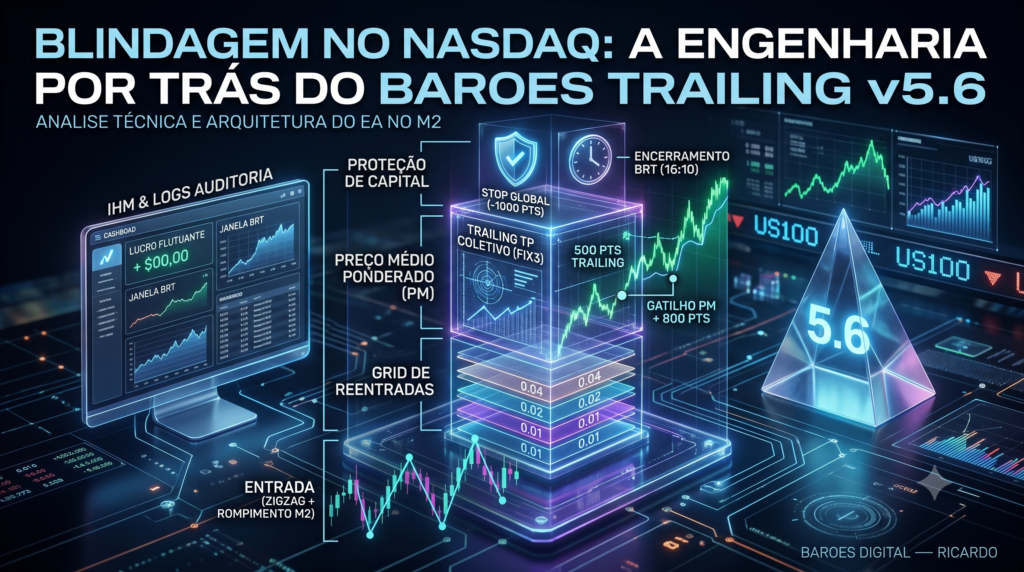 Por Dentro do Algoritmo: Como o Baroes Nasdaq v5.6 Automatiza Breakouts no M2